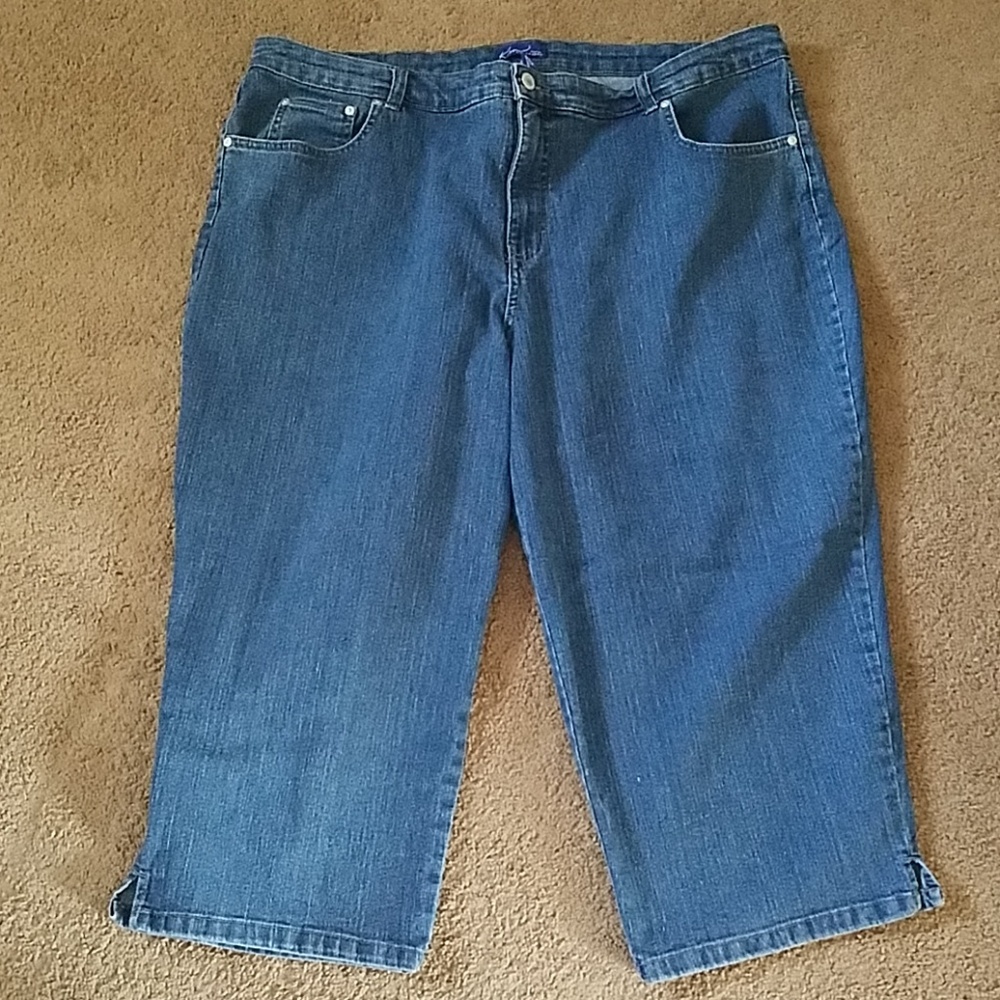 Kim Roger's plus size capri jeans